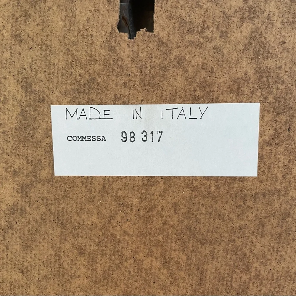 Vintage Italian Cherry Wood Mirror